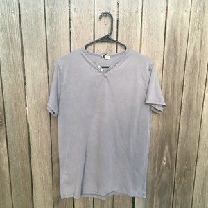 Linen M.I.D.A undici Mini V-neck T-Shirt